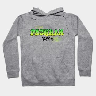 Peckham Bloke I Graffiti Design I Neon Colors Hoodie